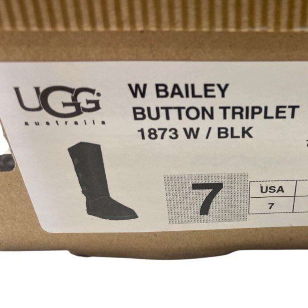 UGG Australia Bailey Button Triplet Sheepskin Boots - Women's 7 - Picture 14 of 14